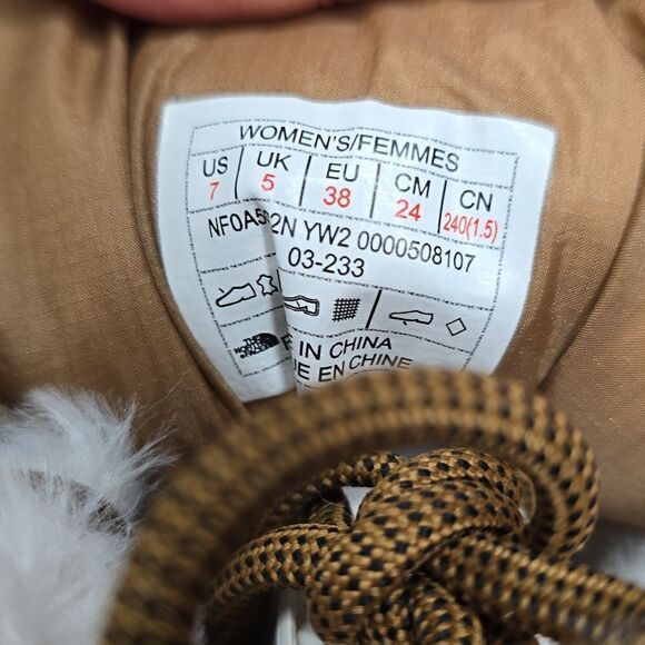 NIB THE NORTH FACE Shellista IV Mid Lace Size 7 - Picture 7 of 8